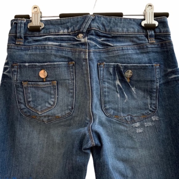 Karen Millen Premium Distressed Bootleg Jeans - Picture 5 of 11